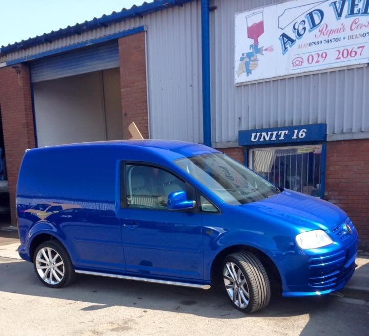 blue van